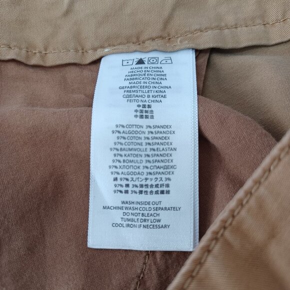 Michael Kors Pant Ankle Zip Detail Cotton Chino Womens size 6 - Picture 9 of 14